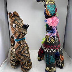 Folk Art South American Stuffed Animal Dog Or Giraffe CHOICE
