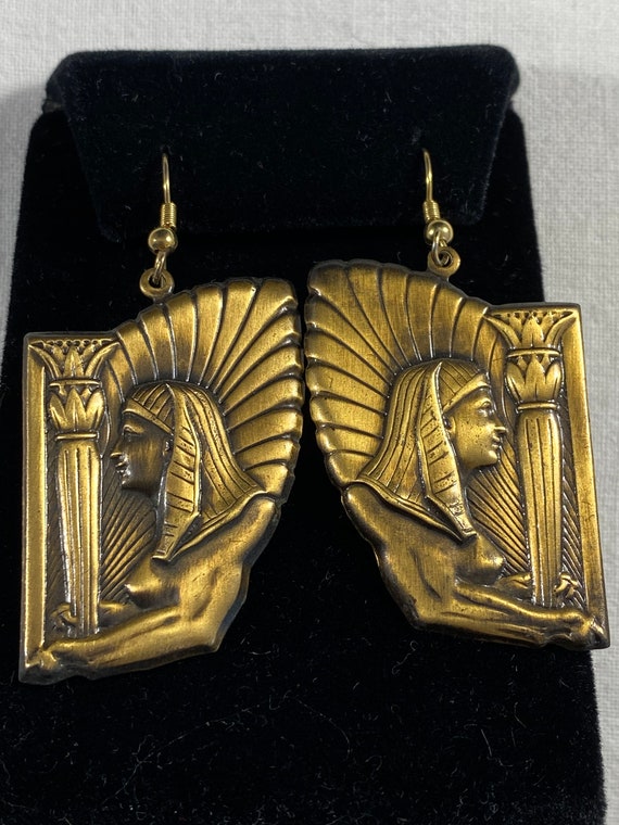 Egyptian Sphynx Earrings - image 2