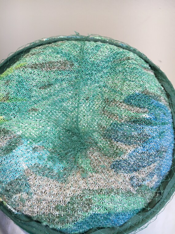Green Bucket Hat With Netting - image 4