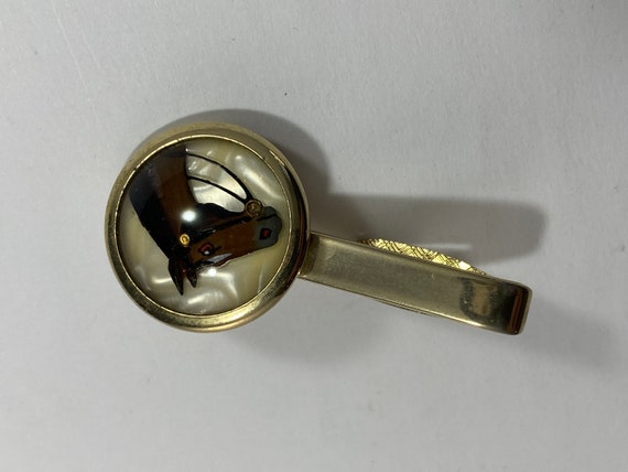 Vintage Horse Tie Clip or Fishhook Cufflinks, Rev… - image 6