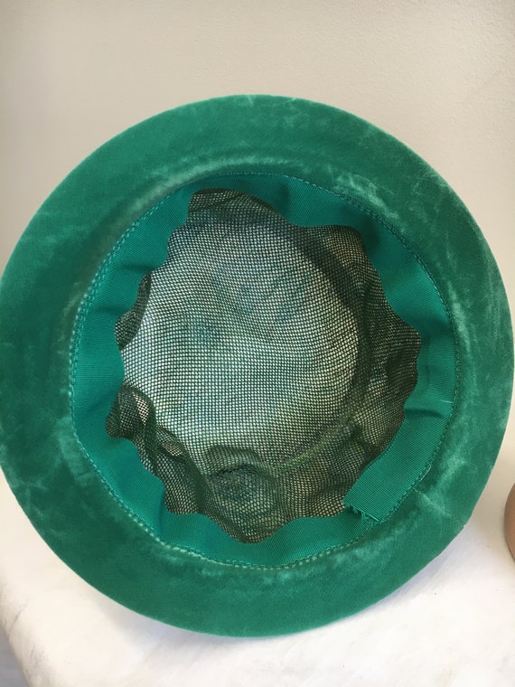Green Bucket Hat With Netting - image 5