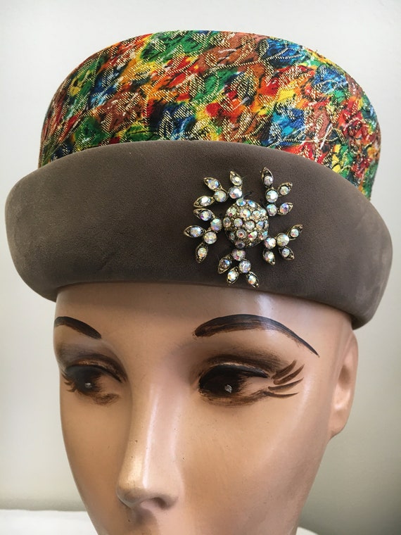 Modern Miss Brocade And Velvet Cloche