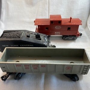 マルクス プラスチック製鉄道模型 3 台
