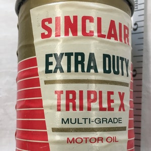 Sinclair Extra Duty Motor oil Can Bank