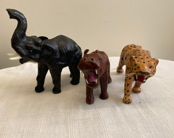 Leather Hippopotamus Leopard or Elephant CHOICE
