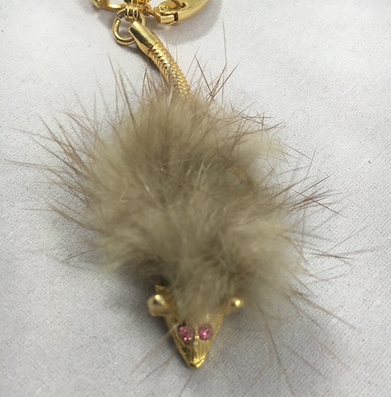 Furry Mouse Keychain Gem