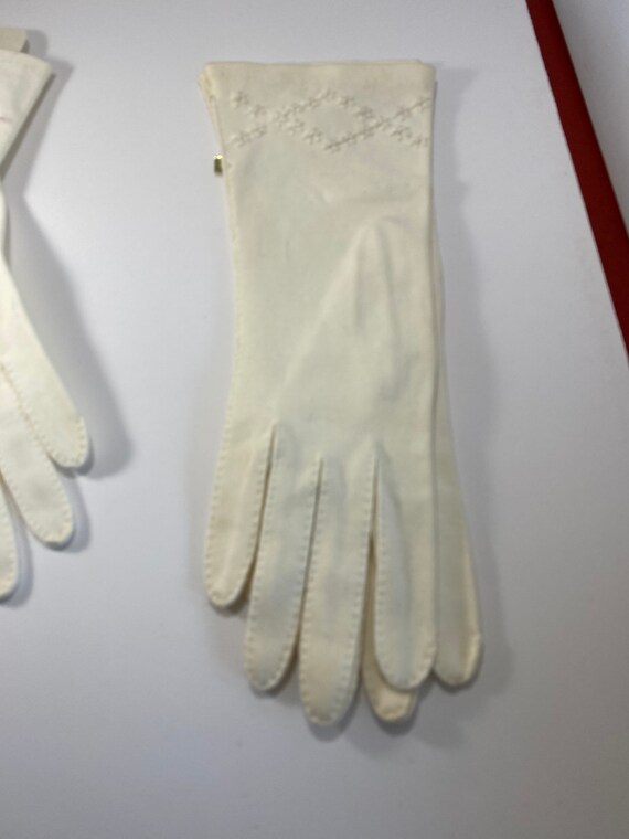 Long White Opera Gloves Gem