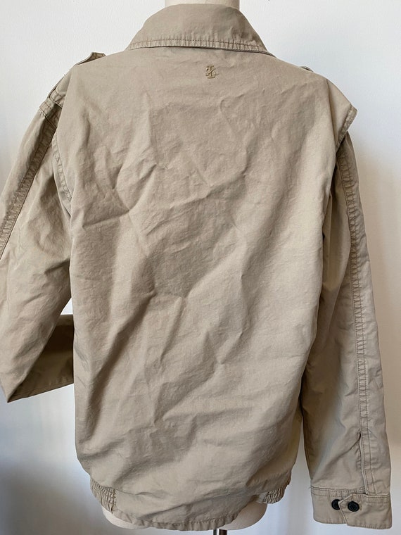 Beige Classic Harrington Izod Jacket - image 5