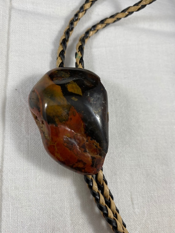 Agate Bolo Tie