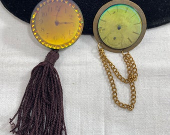 Reloj con holograma de los años 90, pieza de tiempo, broches, ELECCIÓN