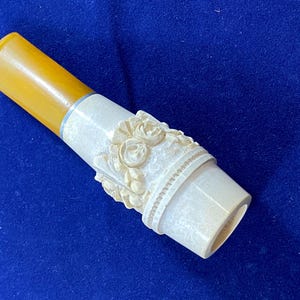 Meerschaum Cigar Holder Floral Design