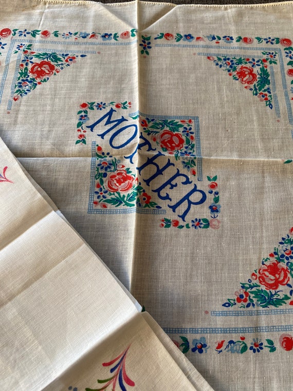 Mother Handkerchiefs Lot of 4