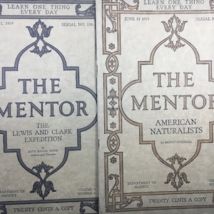 The Mentor-Lewis And Clark Expedition-American Naturalists-1919