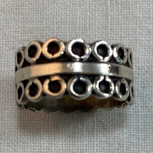 Signed Taxco Mexico Sterling Silver Ring Size 7 1/4