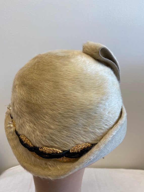 Stetson Fifth Ave 1940's Melusine Ladies Hat - image 6