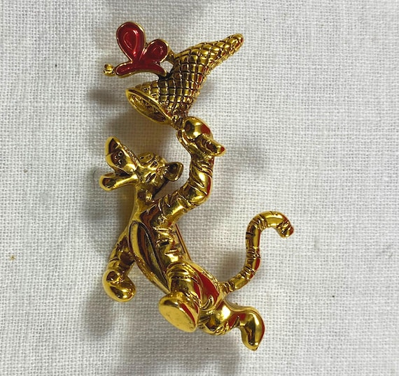 Disney Tigger The Tiger Winnie The Pooh Butterfly Brooch