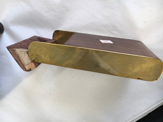 Rosewood And Brass Cigarette Box - image 5