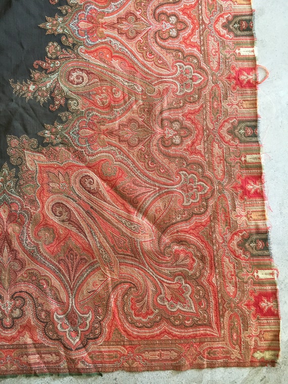 Paisley Shawl/ TableCloth/ Throw/Piano Shawl