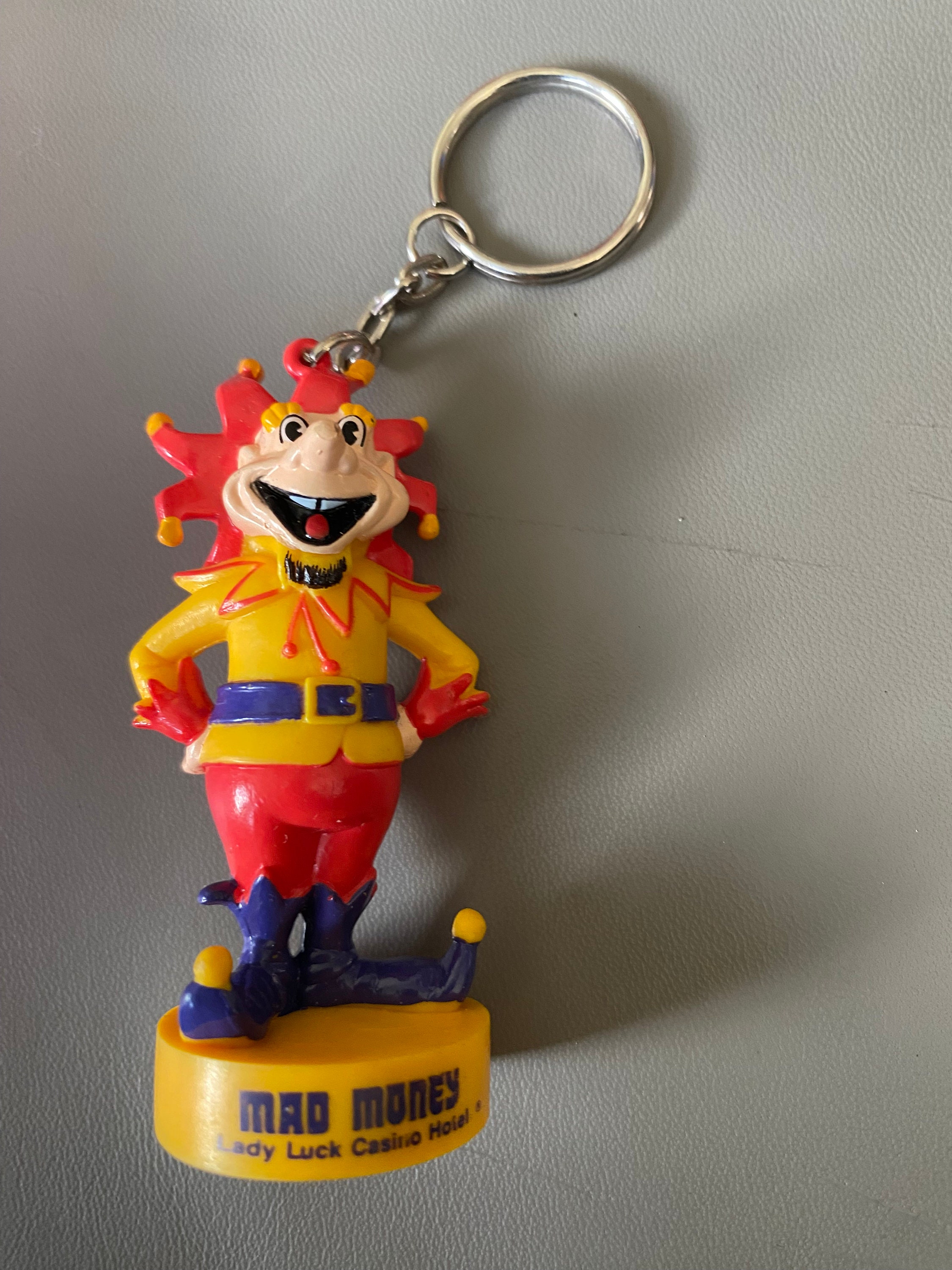 Lady Luck Casino Hotel Mad Money Jester Key Chain - Etsy