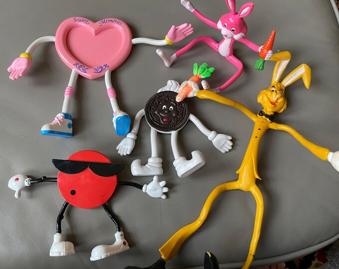 Bendy Lot of 4 Bendy Rabbit 7up Spot - Etsy