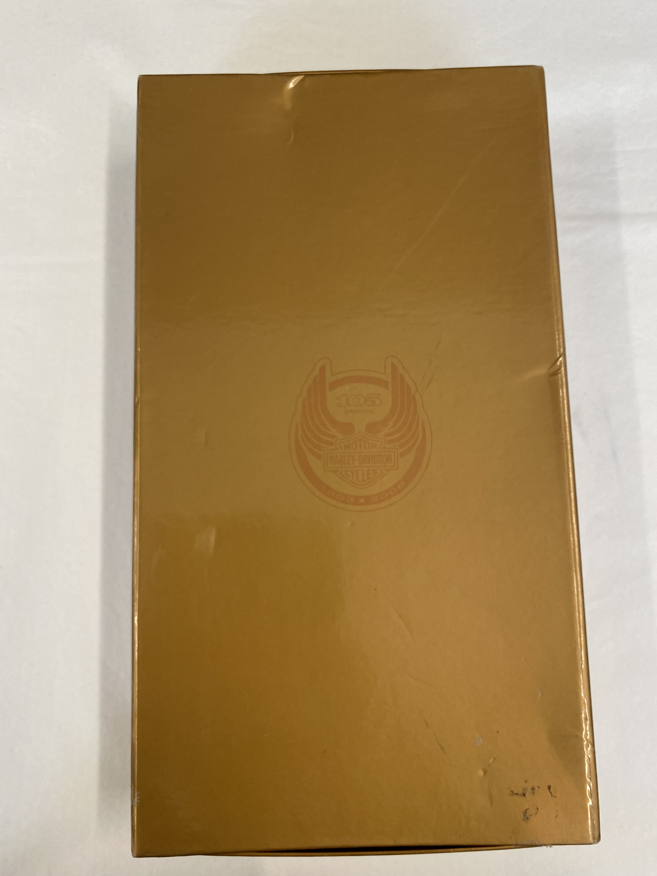 Harley Davidson 105th Anniversary Copper Bracelet & Leather Wallet 
