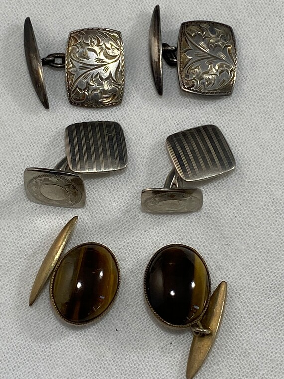 Silver Cuff Links Choice - image 1