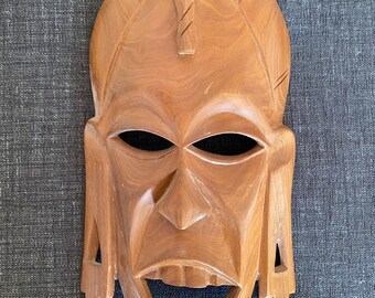 ケニアのマサイ族のアフリカの仮面 - Etsy 日本