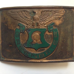 Green Brier Military School Belt Buckle