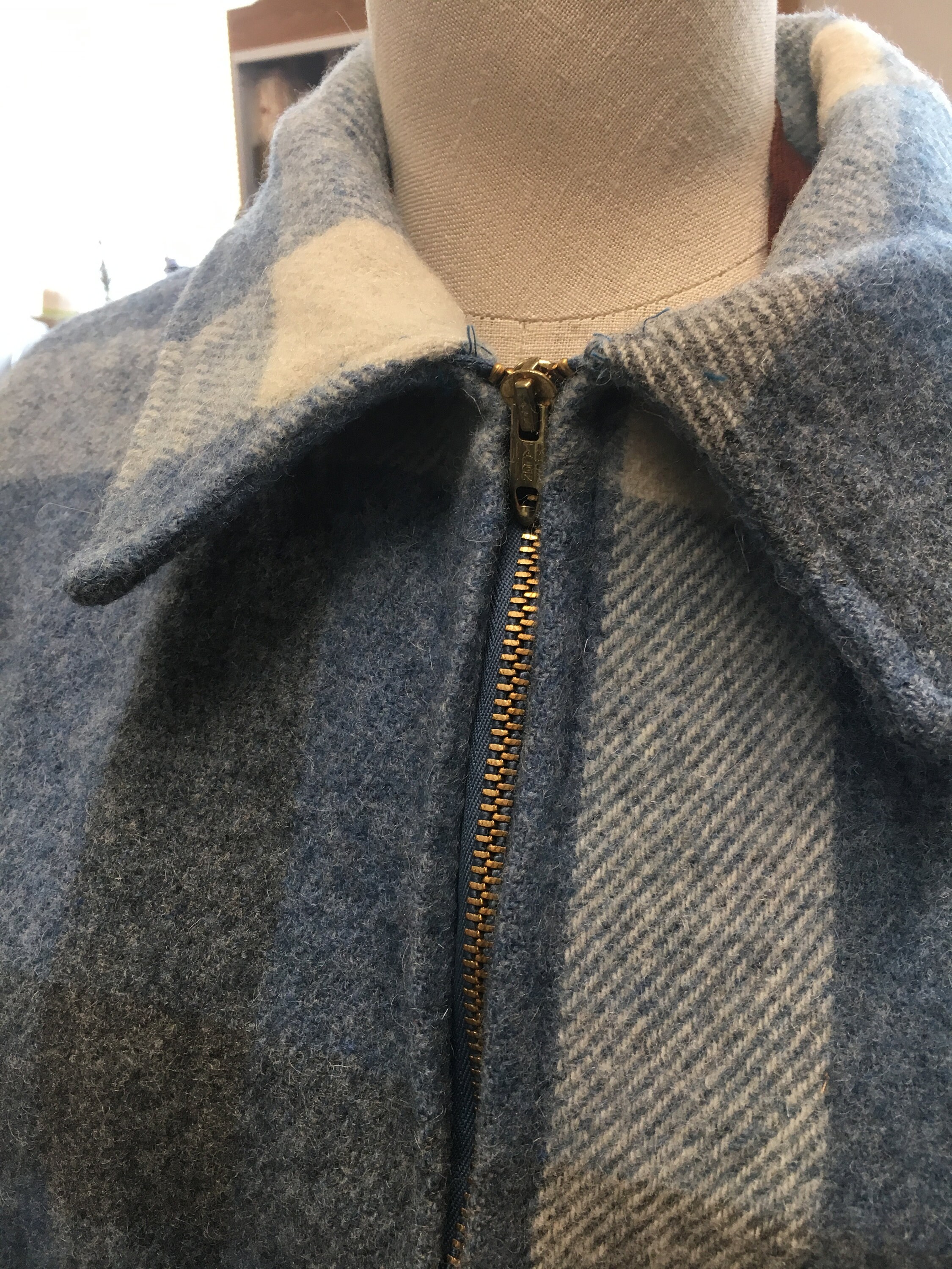 Johnson Brothers Grey/Blue Plaid Hunting Jacket