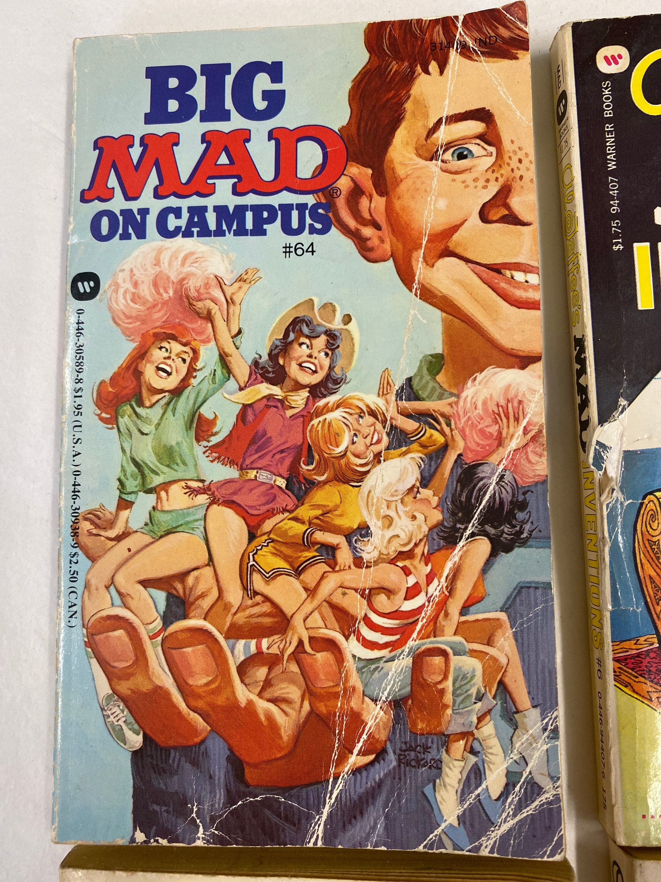Vintage MAD Magazine Paperback Books Lot of 8 | eBay