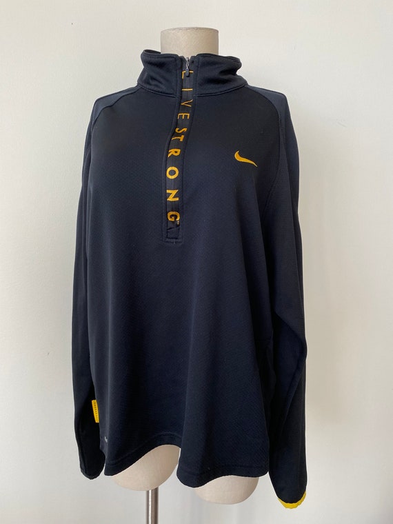 Nike Lance Armstrong Live Strong Zippered Pullover - Etsy