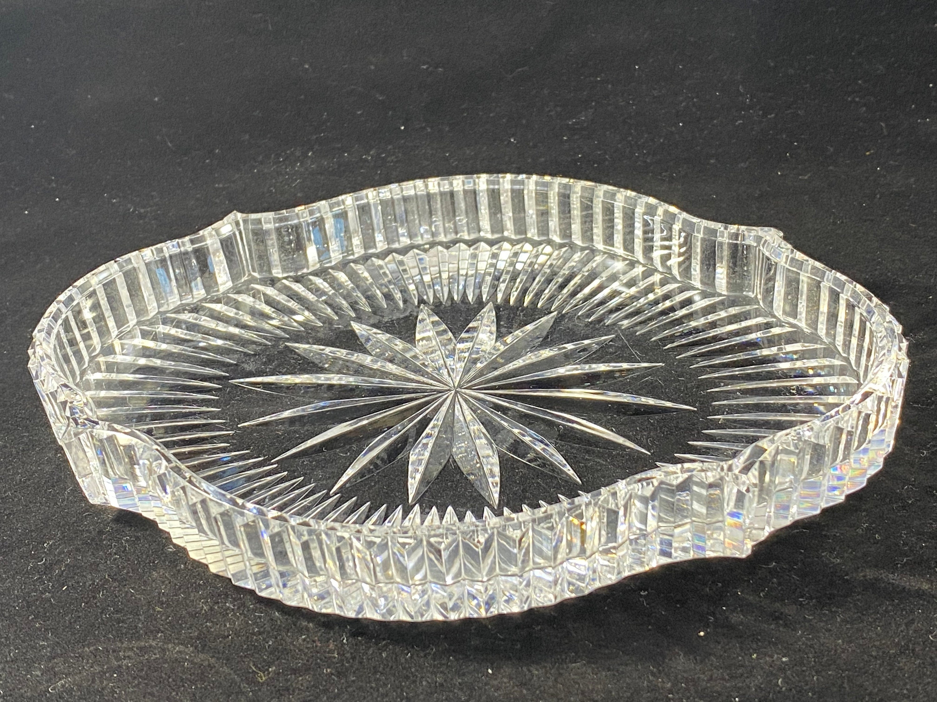 Waterford Crystal Candy Dish Trinket Dish Signed Etsy