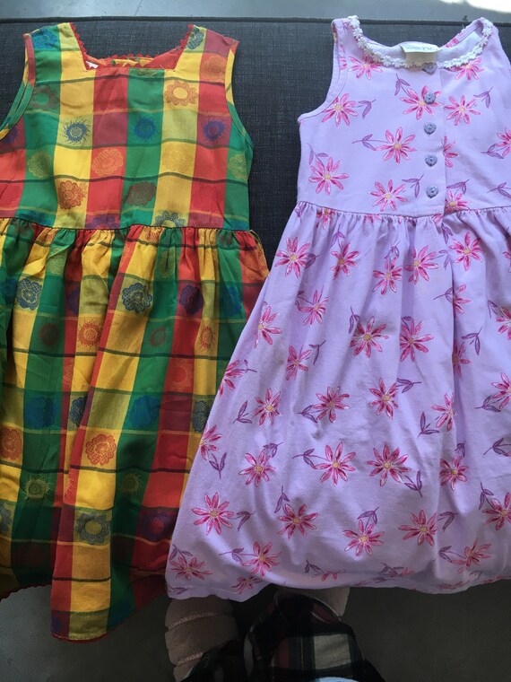 2 Laura Ashley Girls Summer Dresses Size 4 Years