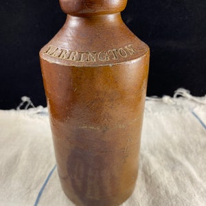 Antique Stoneware Bottle Bourne Denby 11 Harrington South End