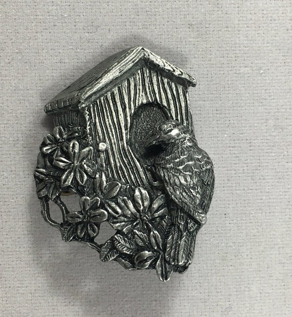 Broche étain « Pot De Fleurs Tournesol » – Birds & Blooms – Édition Limitée 2006 – F3
