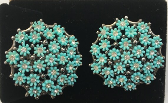 Listner Blue Daisy And Rhinestone Bursts - image 2