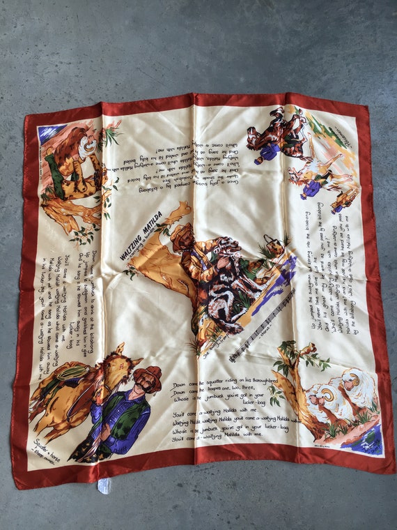 Waltzing Matilda Souvenir Australia Scarf