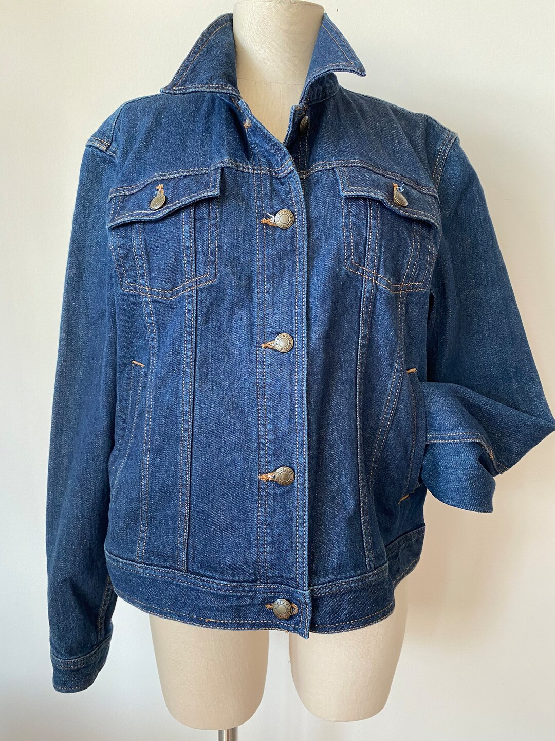 ジャケット・アウター 80s Chaps ralph lauren blouson jacket VINTAGE Ralph Lauren Chaps Jacket Mens XXL Beige Blue