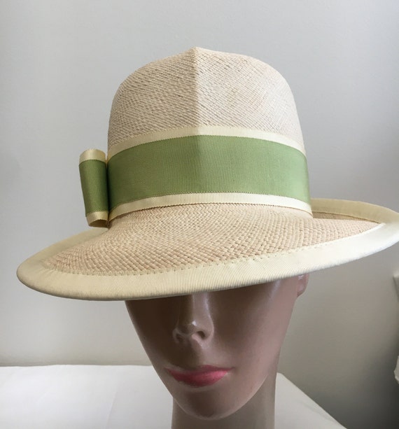 Mr. Paul Tan Panama Straw Sun Hat - image 2