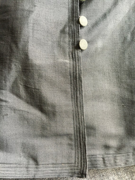 Black Linen Swing Jacket - image 6