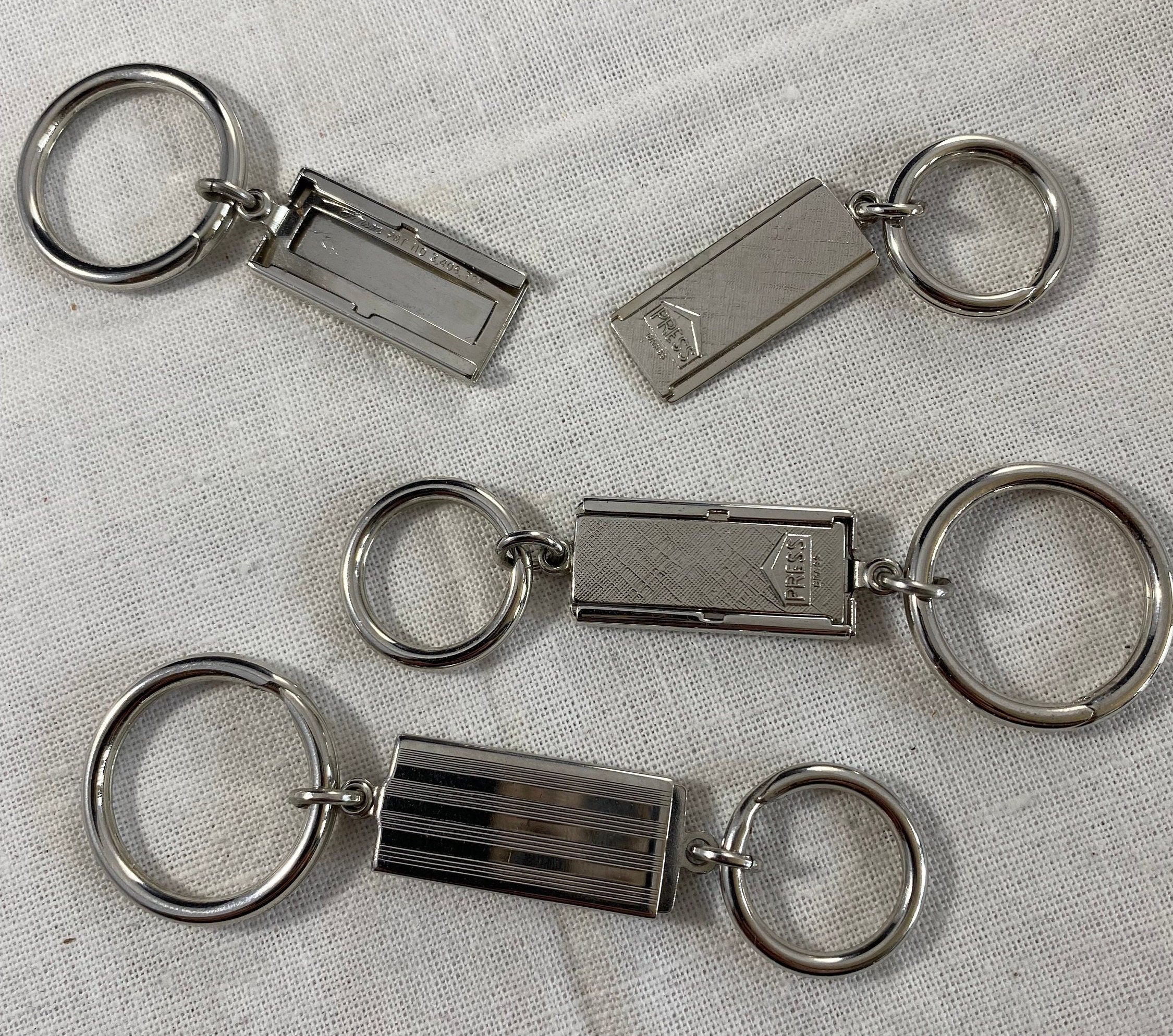 Silvertoned Breakaway Quick Release Key Chain Etsy