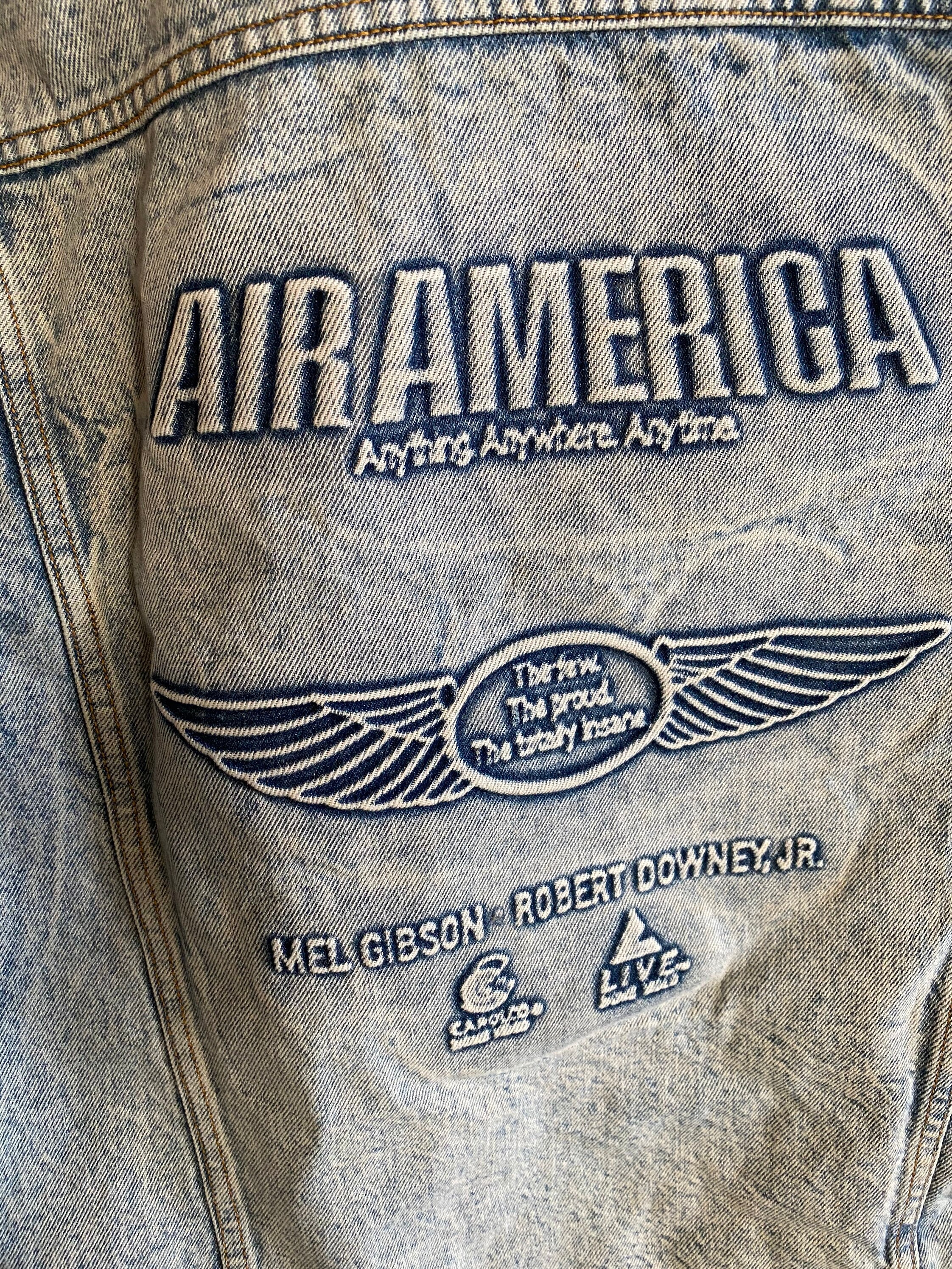 Air America Mel Gibson Robert Downey Jr. Movie Jean Jacket - Etsy