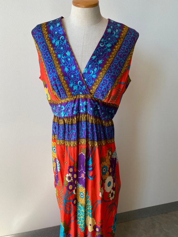 Charlotta Of California 1970's Maxi Dress