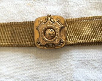 Vintage Cloisonné Butterfly Brown Braided Belt il_300x300.7242073239_mi1u.jpg main image 2