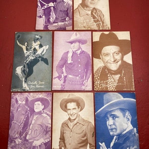 Cowboy Western Movie Arcade-kaarten Veel van 8