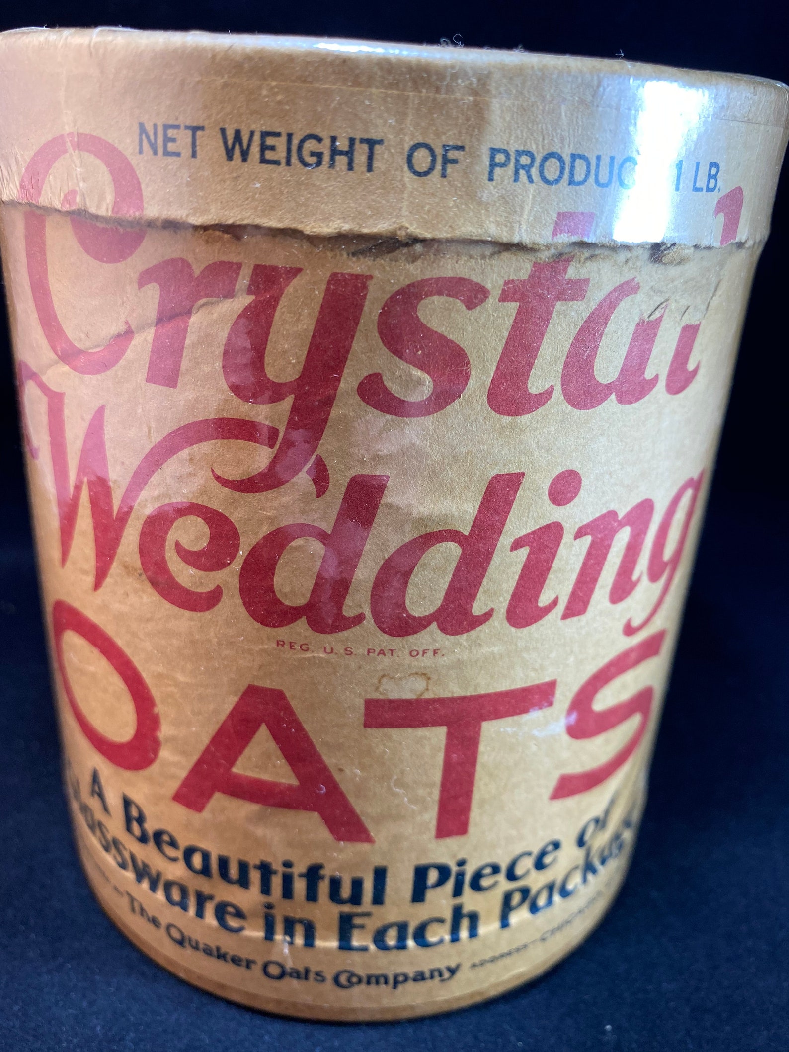 Crystal Wedding Oats Advertising Cardboard Package Etsy