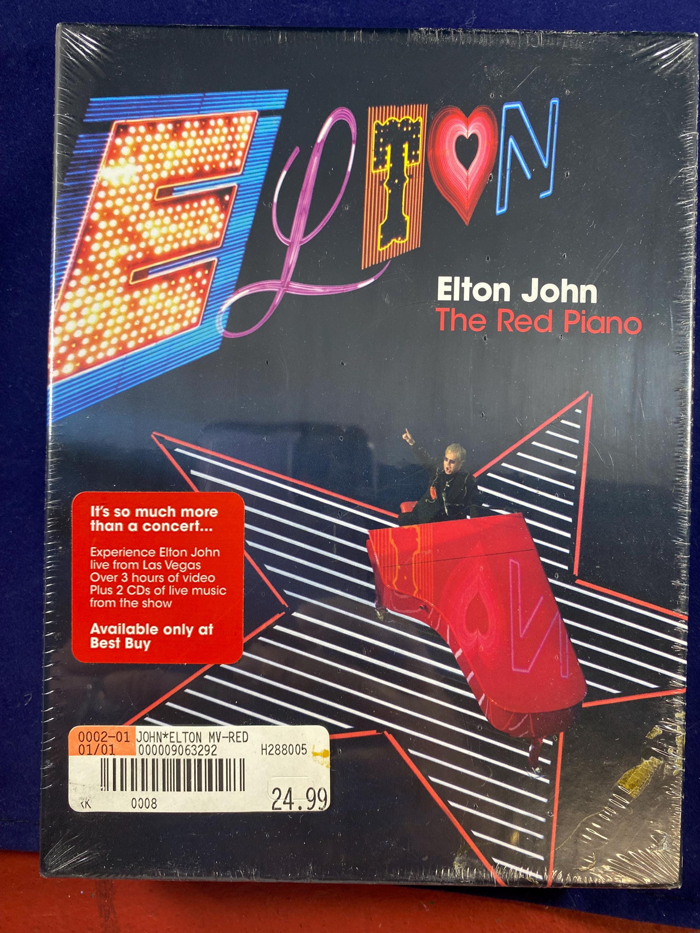 エルトン・ジョン ザ・レッド・ピアノ DVDビデオと2枚のCD NRFB - Etsy