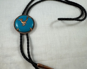 Bell Copper Roadrunner Bolo Tie