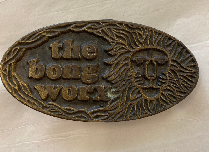 1970/'s The Bong Worx Belt Buckle