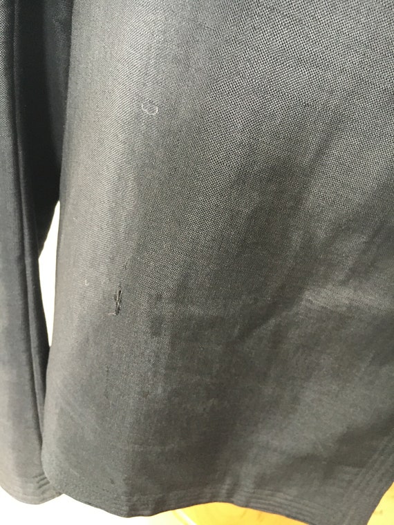 Black Linen Swing Jacket - image 4